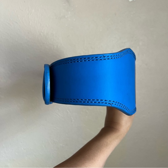 Unbroken Designs AOK4 Power Belt Weight Lifting Back Support in Blue Medium - Picture 6 of 6